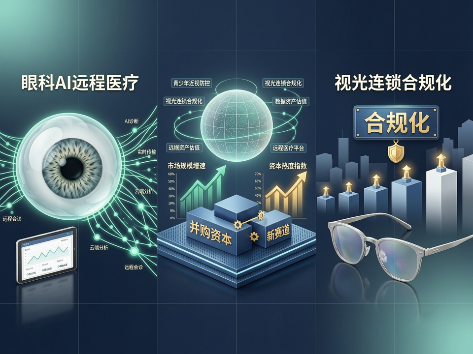 并购资本新赛道:抢占“眼科AI远程医疗”与“视光连锁合规化”双高地