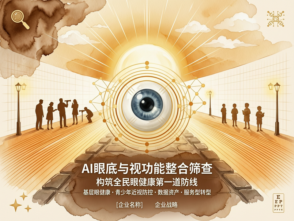 眼科企业“AI眼底与视功能整合筛查”战略:构筑全民眼健康第一道防线