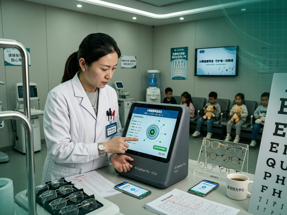 深度访谈 | 基层近视防控的“人机协同”新路径:AI眼健康筛查与视光师决策支持的县域实践