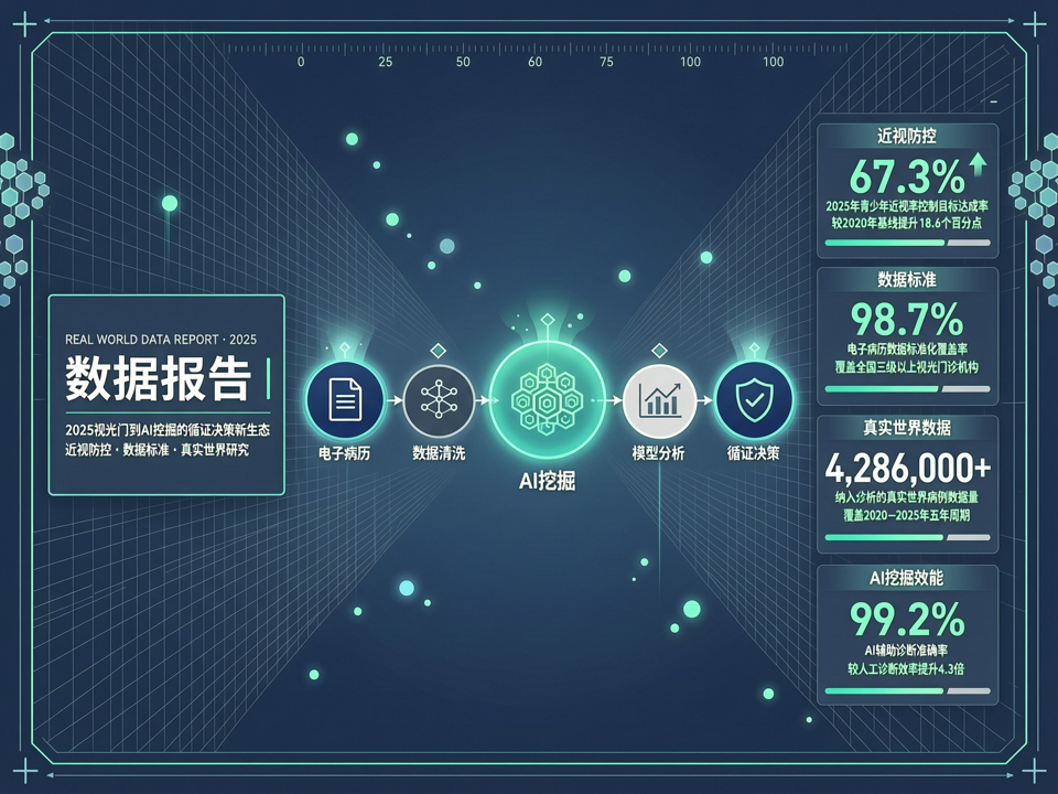 数据报告 | 2025视光门诊真实世界数据二次方:从电子病历到AI挖掘的循证决策新生态