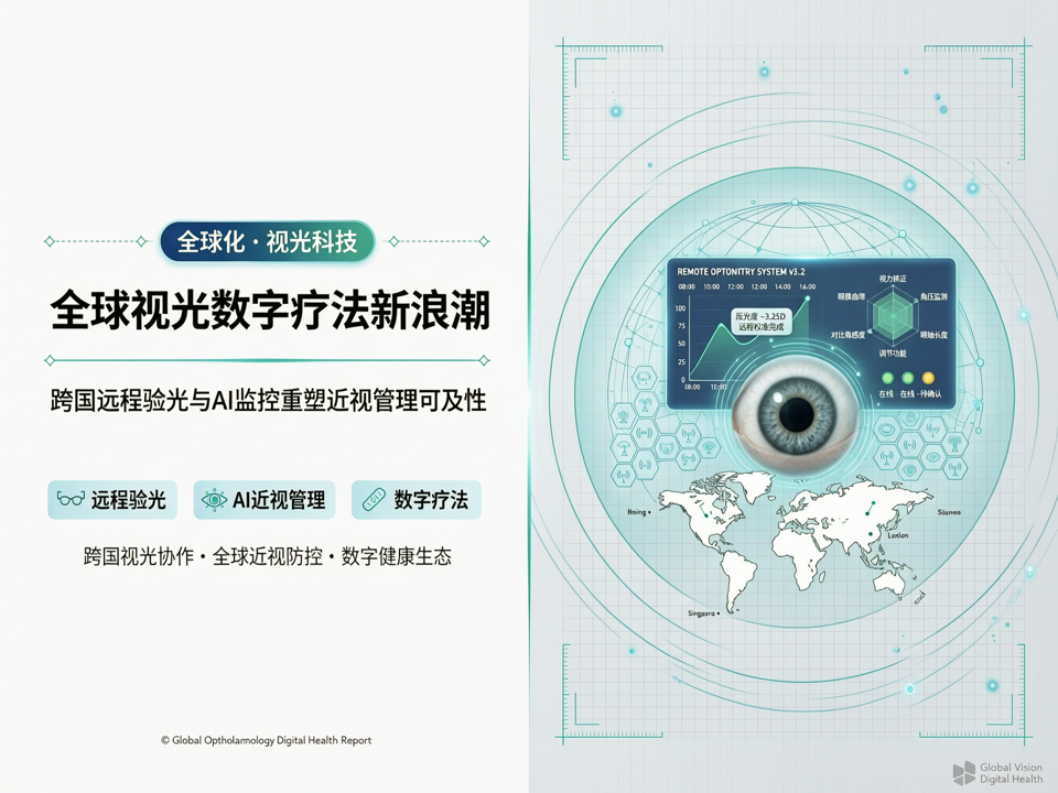 全球视光数字疗法新浪潮:跨国远程验光与AI监控重塑近视管理可及性