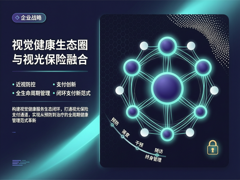 眼科企业“视觉健康生态圈与视光保险融合”战略:构建闭环支付新范式