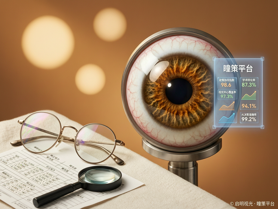 启明视光发布“瞳策”近视防控政策协同与学术转化平台,整合多部门资源与最新研究动态