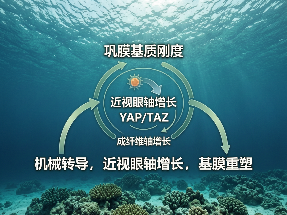 巩膜细胞外基质“硬度记忆”与近视眼轴增长:基质刚度调控成纤维细胞机械转导的基础研究新前沿