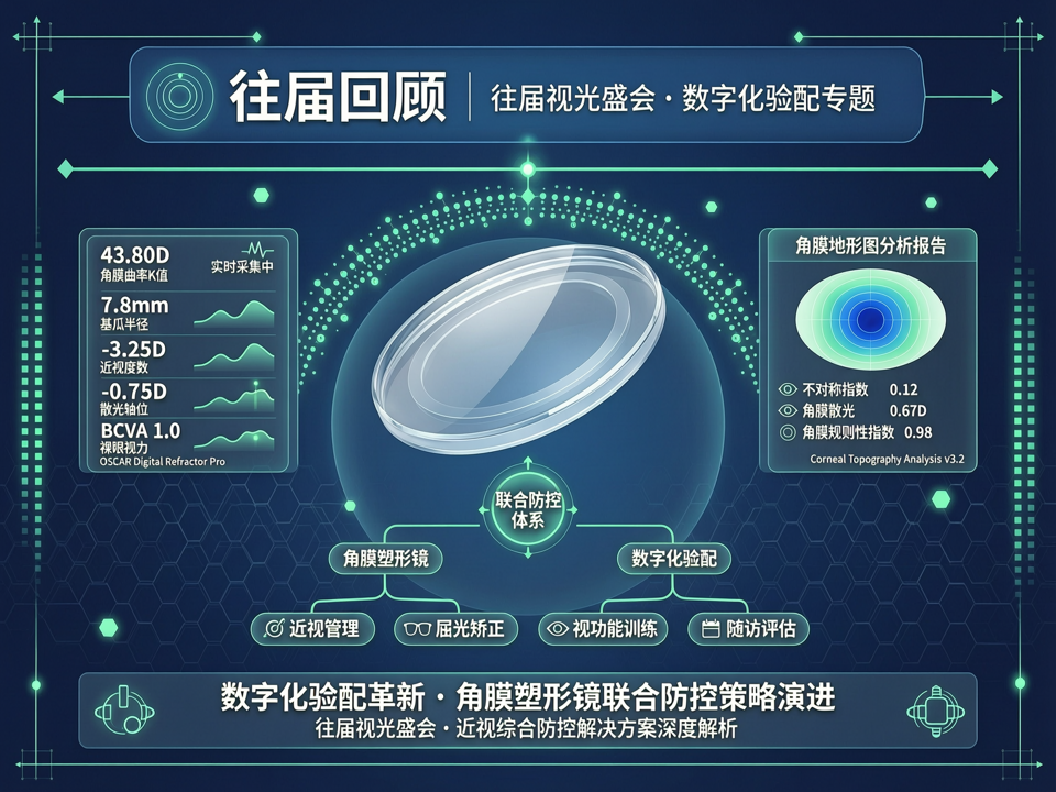 往届视光盛会中的数字化验配革新与角膜塑形镜联合防控策略演进