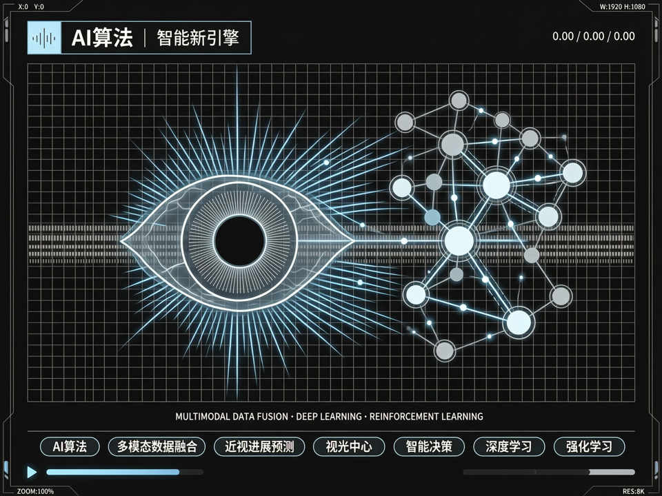 AI算法赋能眼科多模态数据融合:从近视进展预测到视光服务模式创新的智能新引擎