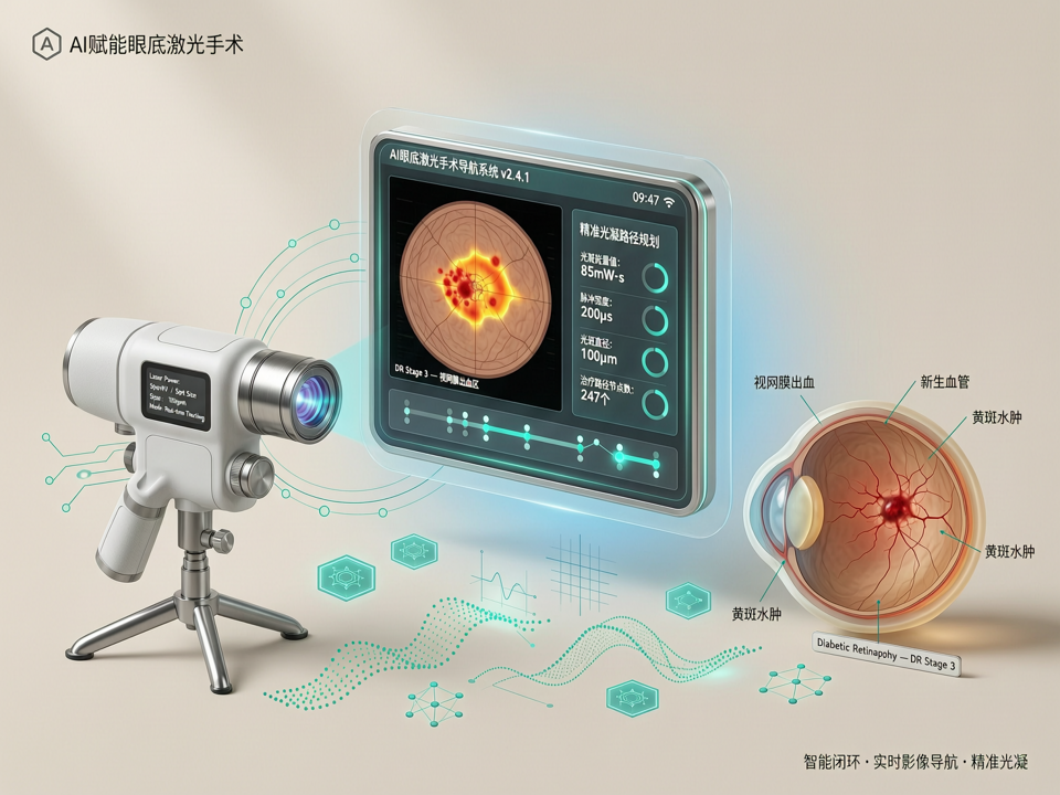 AI赋能眼底激光手术:从实时影像导航到精准光凝的智能闭环