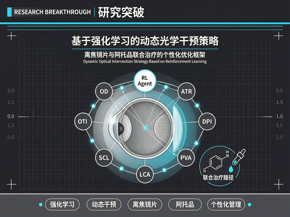 基于强化学习的动态光学干预策略:离焦镜片与阿托品联合治疗的个性化优化框架