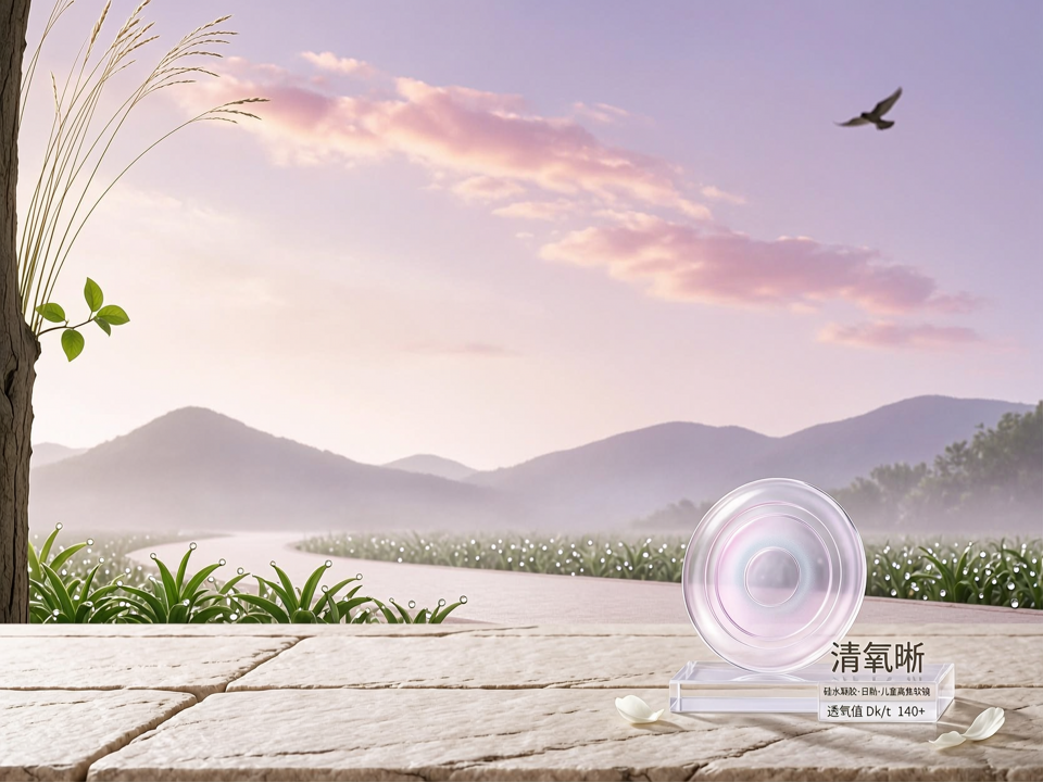 儿童离焦软镜透氧革命:新一代硅水凝胶日抛“清氧晰”深度评测