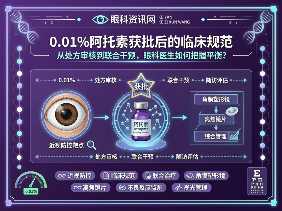 0.01%阿托品获批后的临床规范:从处方审核到联合干预,眼科医生如何把握平衡?