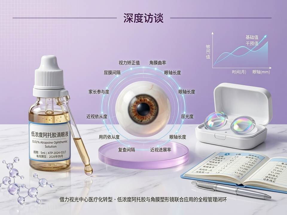 深度访谈 | 借力视光中心医疗化转型:低浓度阿托品与角膜塑形镜联合应用的全程管理闭环
