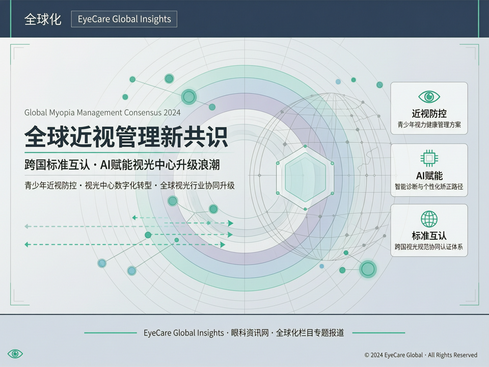 全球近视管理新共识:跨国标准互认与AI赋能的视光中心升级浪潮