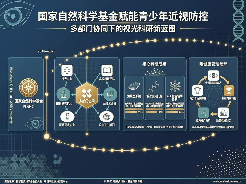 国家自然科学基金赋能青少年近视防控:多部门协同下的视光科研新蓝图