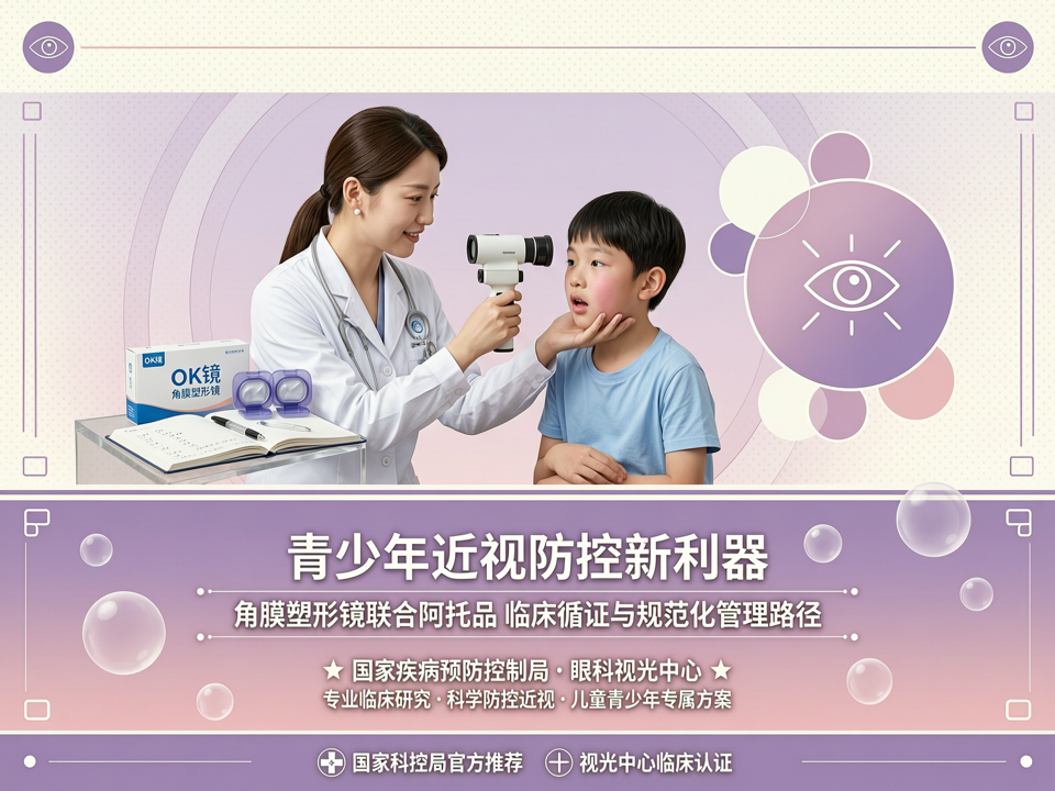 青少年近视防控新利器:角膜塑形镜联合阿托品的临床循证与规范化管理路径