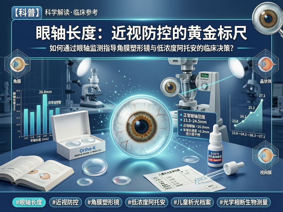 科学解读眼轴长度:近视防控的“黄金标尺”如何指导临床决策?