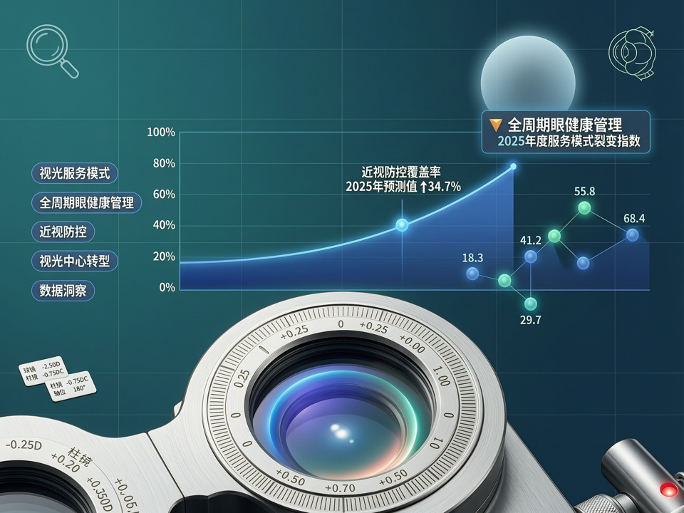 数据报告 | 2025视光服务模式裂变:从验光配镜到全周期眼健康管理的数据转型图谱