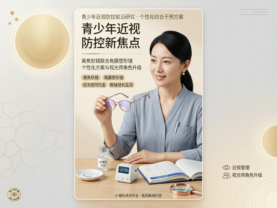 青少年近视防控新焦点:离焦软镜联合角膜塑形镜的个性化方案与视光师角色升级
