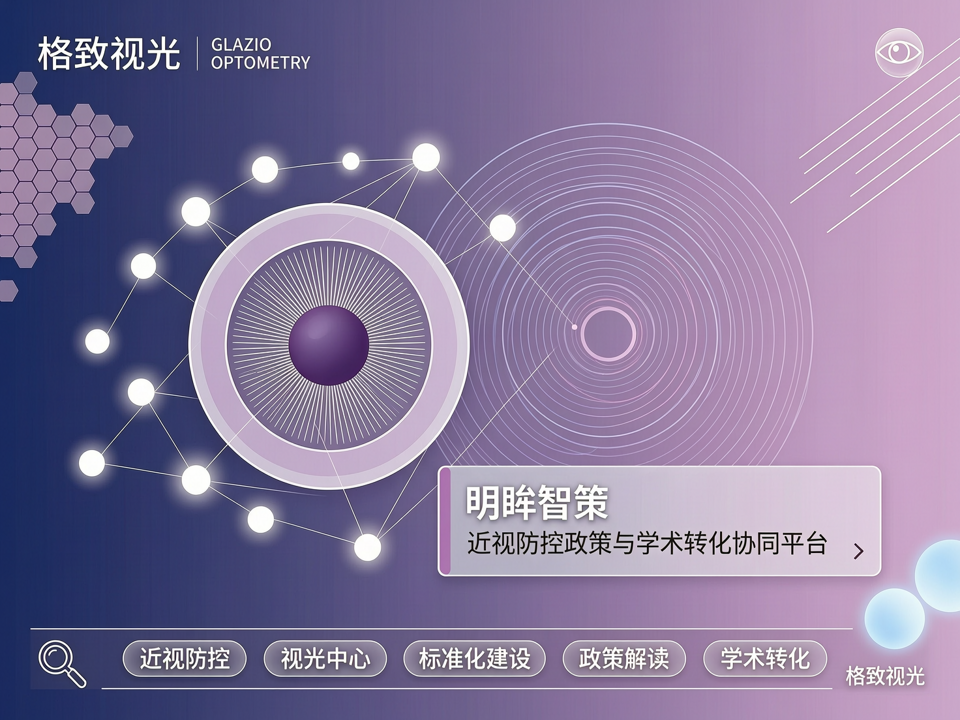 格致视光发布“明眸智策”近视防控政策与学术转化协同平台,联动多地视光中心启动标准化建设试点