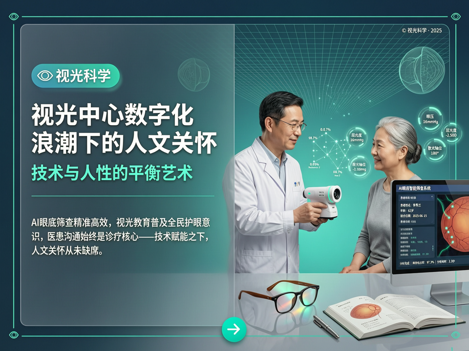 视光中心数字化浪潮下的人文关怀:技术与人性的平衡艺术