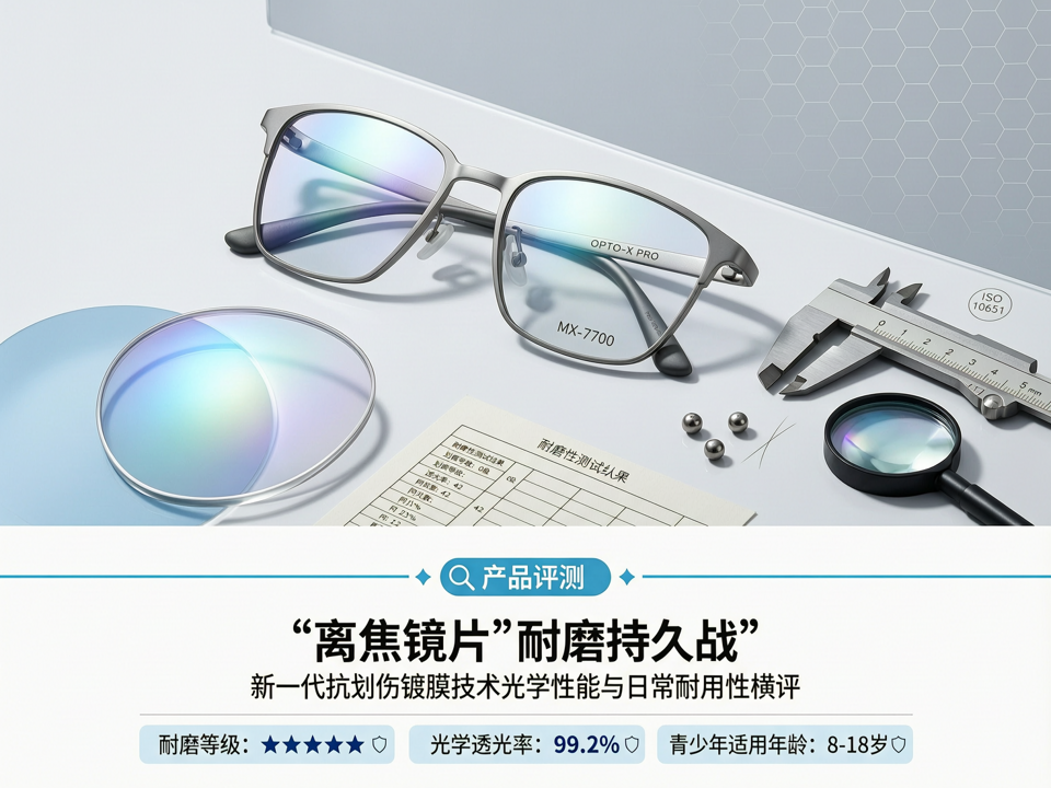 离焦镜片“耐磨持久战”:新一代抗划伤镀膜技术光学性能与日常耐用性横评