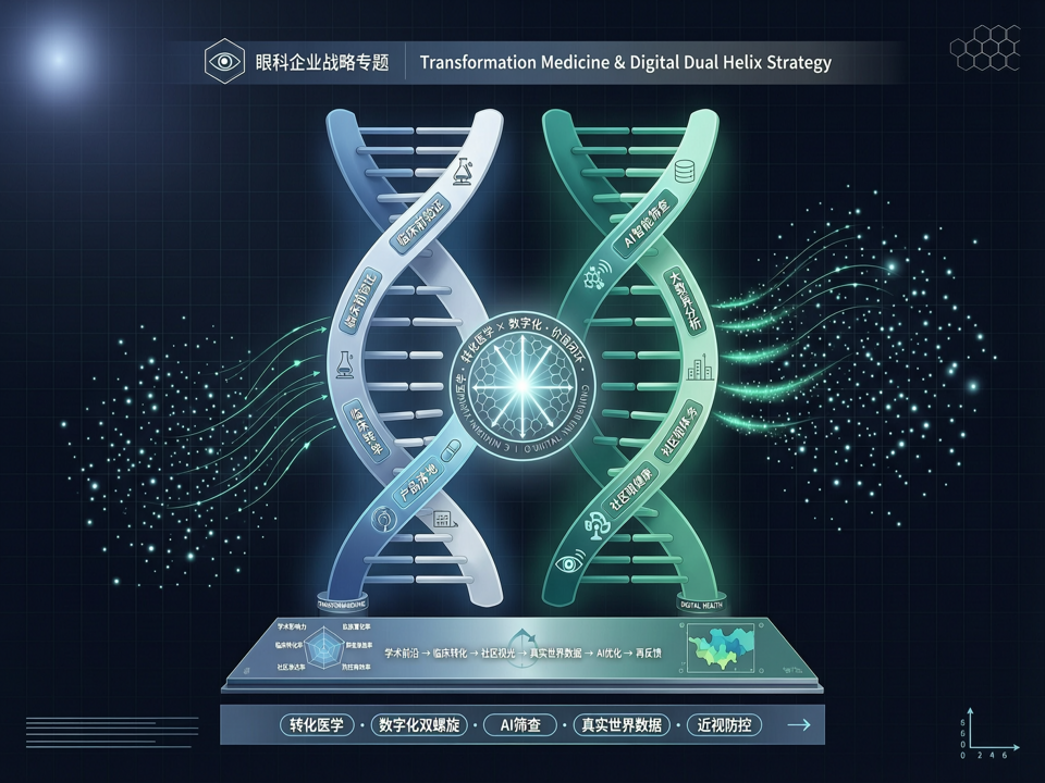 眼科企业“转化医学与数字化双螺旋”战略:从学术前沿到社区视光价值闭环