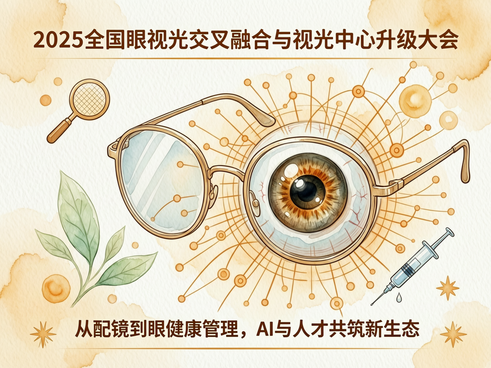 2025全国眼视光交叉融合与视光中心升级大会:从配镜到眼健康管理,AI与人才共筑新生态