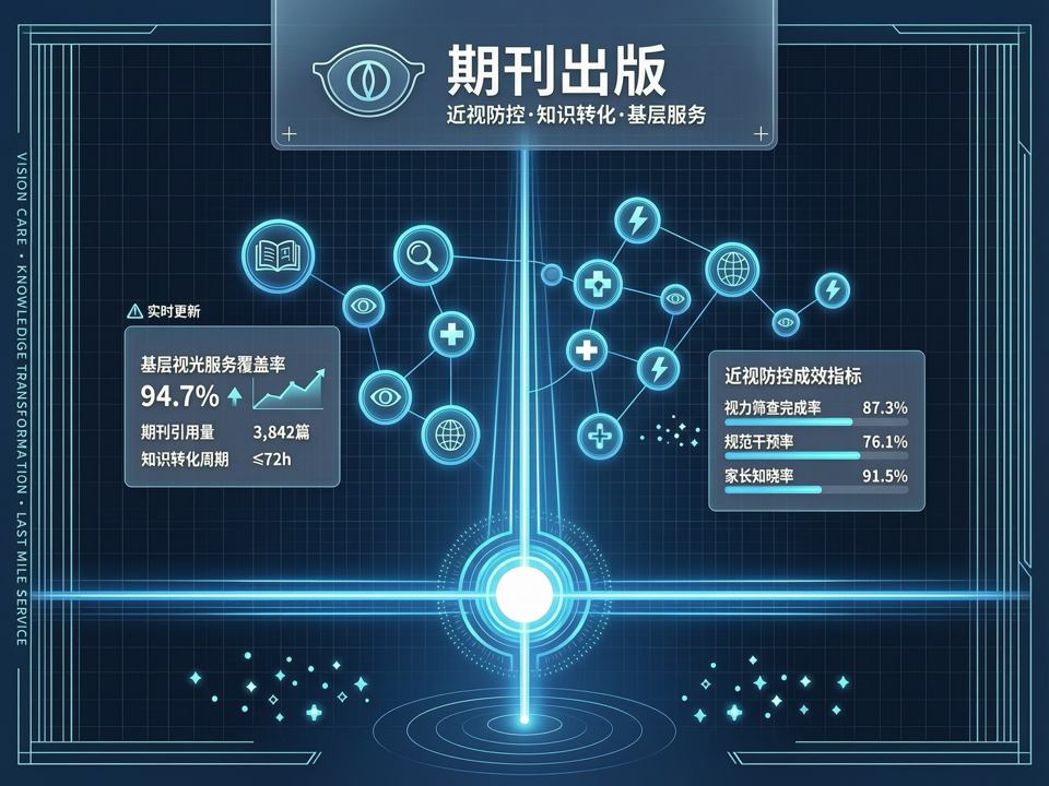 近视防控“最后一公里”:期刊出版驱动基层视光服务能力建设