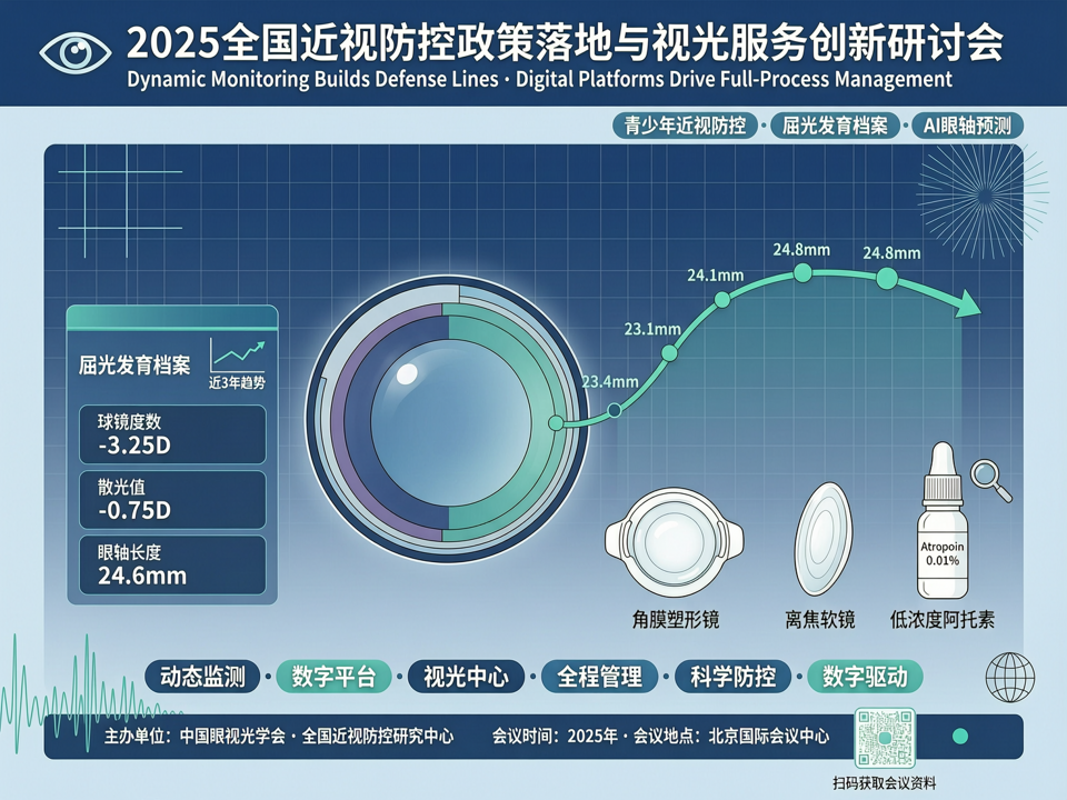 2025全国近视防控政策落地与视光服务创新研讨会:动态监测构筑防线,数字平台驱动全程管理