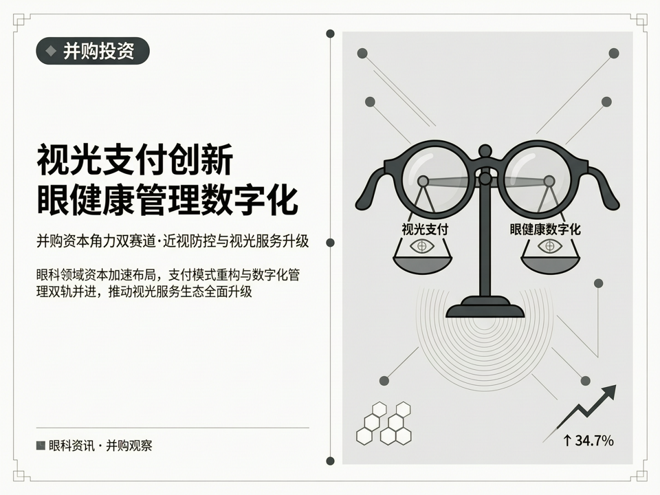 并购资本角力“视光支付创新”与“眼健康管理数字化”双赛道