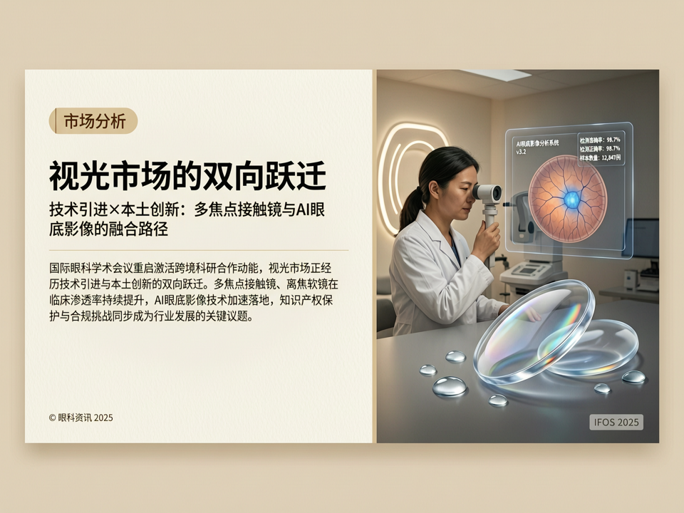 国际眼科学术会议重启与跨境科研合作:视光市场“技术引进+本土创新”的双向跃迁