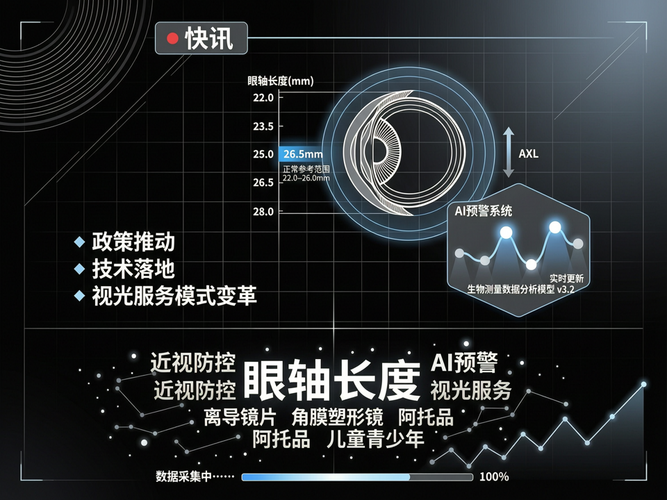 【快讯】眼轴长度纳入近视防控核心指标:政策推动、技术落地与视光服务模式变革