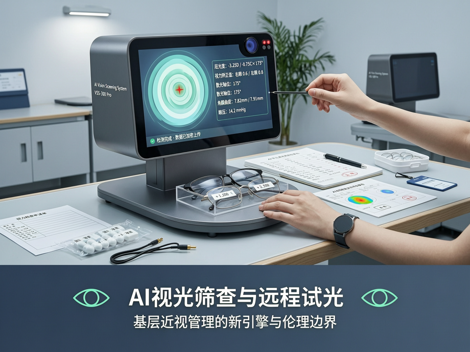 AI视光筛查与远程验光:基层近视管理的新引擎与伦理边界