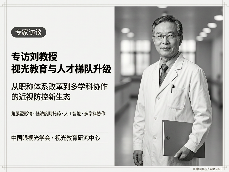 专访刘教授:视光教育与人才梯队升级——从职称体系改革到多学科协作的近视防控新生态