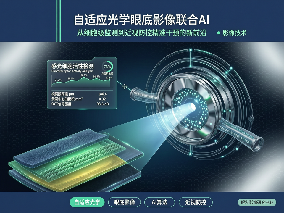 自适应光学眼底影像联合AI:从细胞级监测到近视防控精准干预的新前沿
