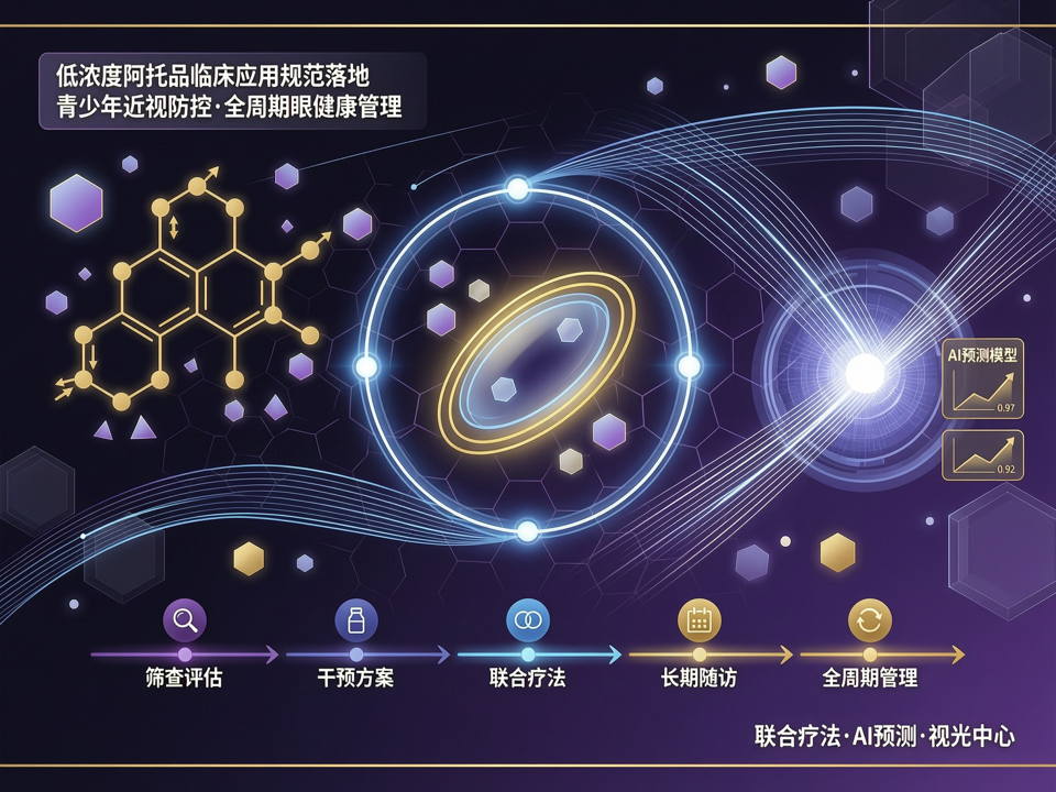 视光企业动态:低浓度阿托品临床应用规范落地,企业聚焦联合疗法与全周期眼健康管理