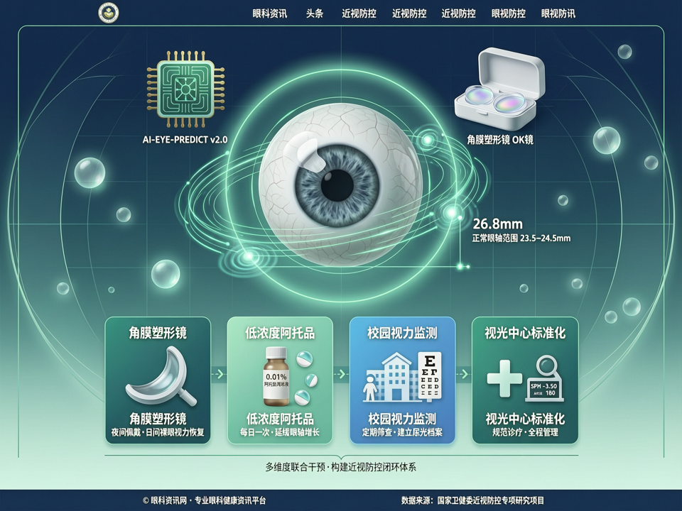 近视防控新抓手:AI眼轴预测与联合干预的临床落地路径