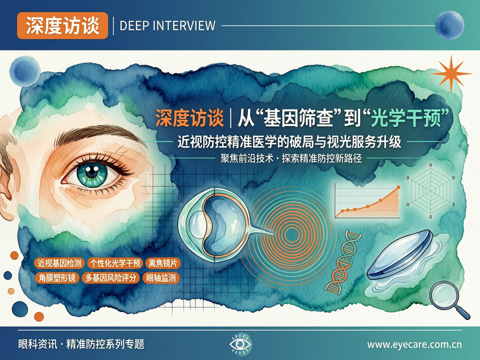 深度访谈 | 从“基因筛查”到“光学干预”:近视防控精准医学的破局与视光服务升级