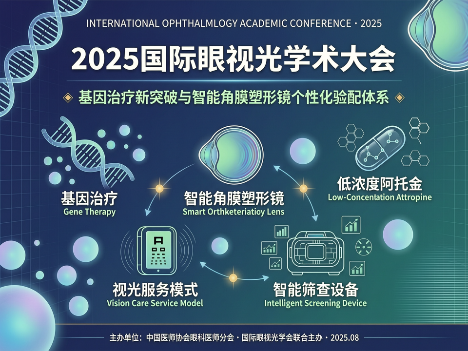 2025国际眼视光学术大会:基因治疗新突破与智能角膜塑形镜个性化验配体系