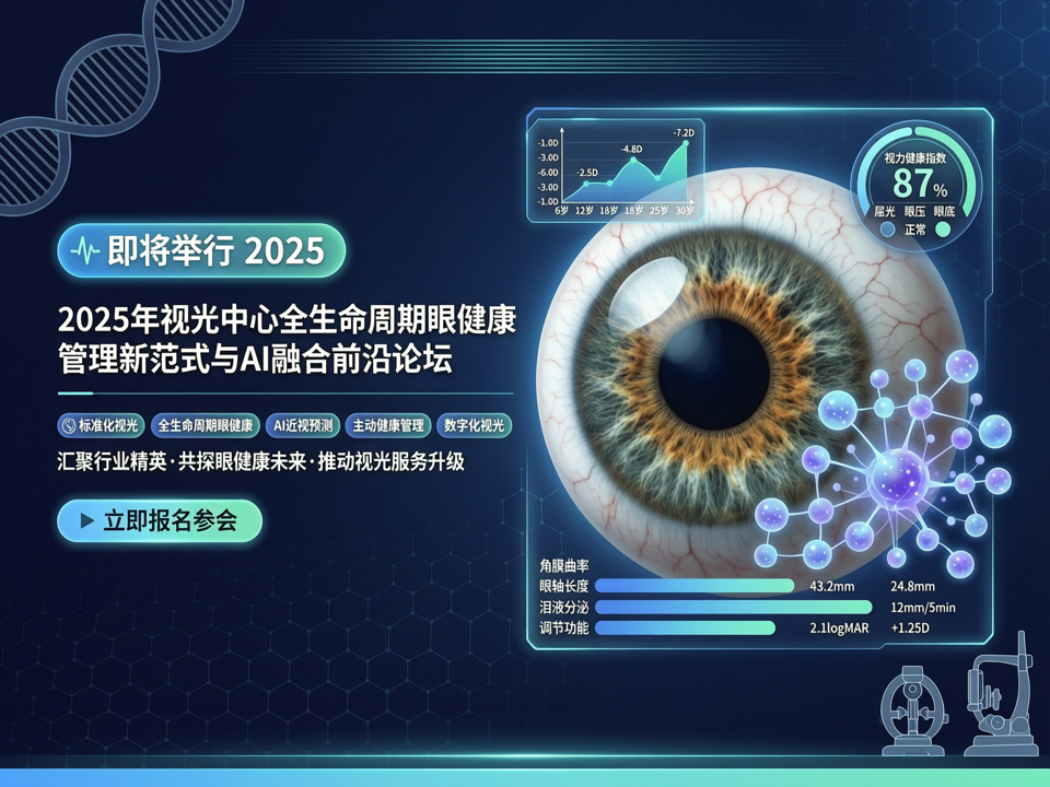 2025年视光中心全生命周期眼健康管理新范式与AI融合前沿论坛