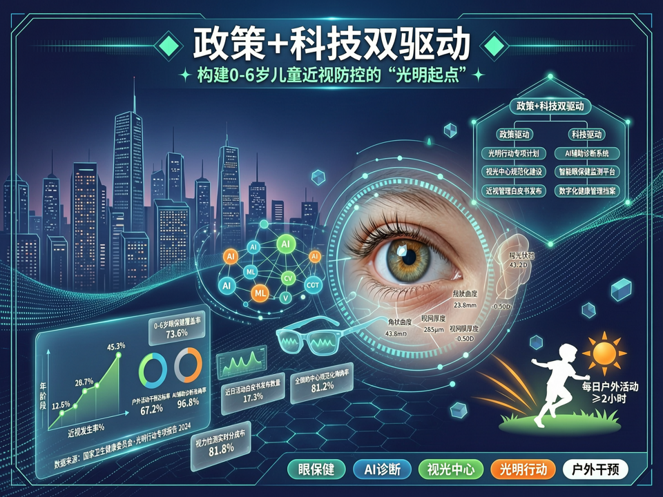 政策+科技双驱动:构建0-6岁儿童近视防控的‘光明起点’
