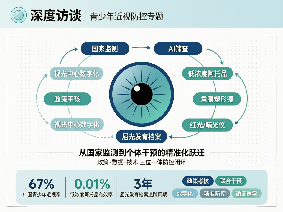 深度访谈 | 青少年近视防控的“政策-数据-技术”闭环:从国家监测到个体干预的精准化跃迁