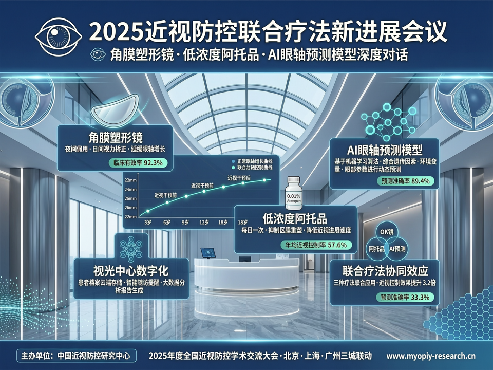 2025近视防控联合疗法新进展会议:角膜塑形镜、阿托品与AI眼轴预测模型深度对话