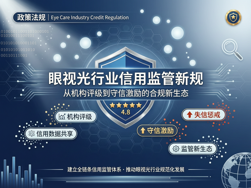 眼视光行业信用监管新规:从机构评级到守信激励的合规新生态
