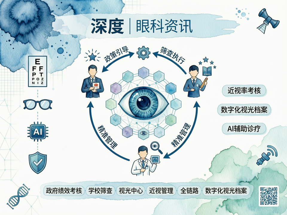 深度 | 政策考核下的近视率“军令状”:政府、学校、视光中心如何合力打通“防-控-管”全链路