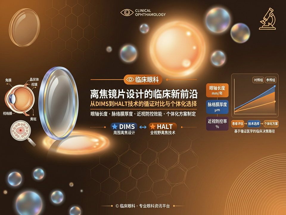 离焦镜片设计的临床新前沿:从DIMS到HALT技术的循证对比与个体化选择