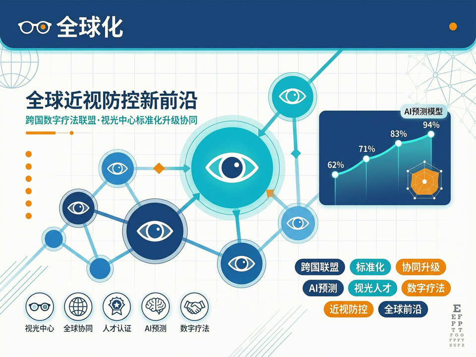 全球近视防控新前沿:跨国数字疗法联盟与视光中心升级协同