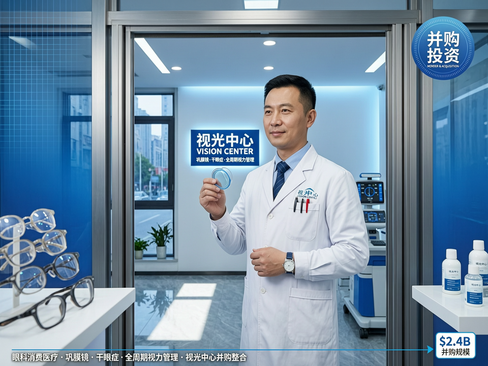 并购资本重仓「眼科消费医疗」新组合:从巩膜镜到干眼症全周期管理的价值闭环