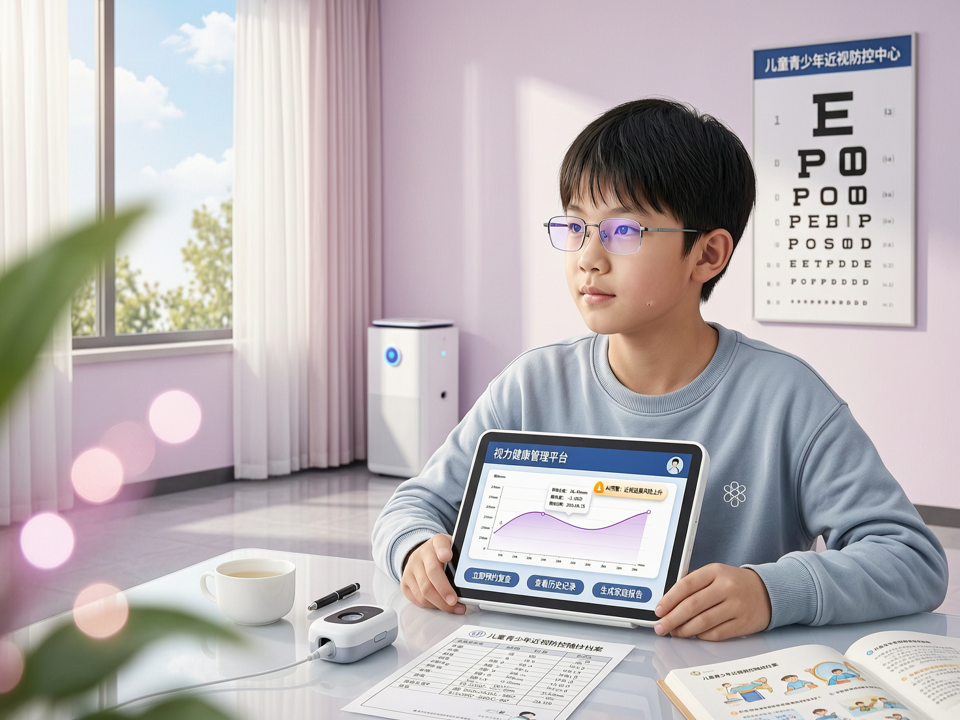 青少年近视防控新范式:离焦镜片联合户外活动与数字化管理