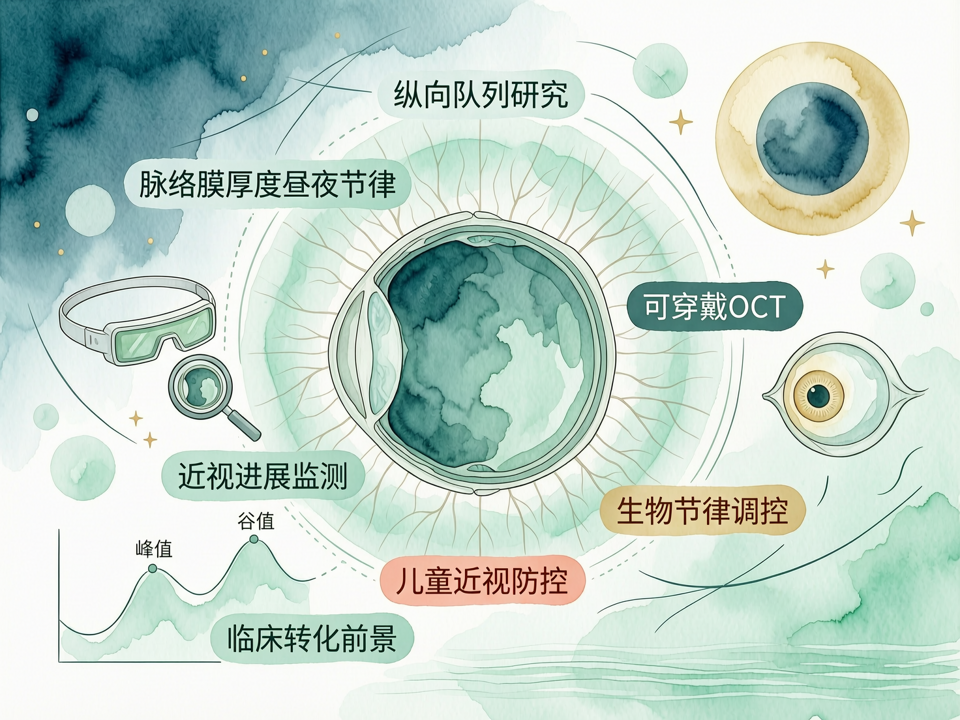 脉络膜厚度昼夜节律与儿童近视进展:基于可穿戴OCT的纵向队列研究及临床转化前景