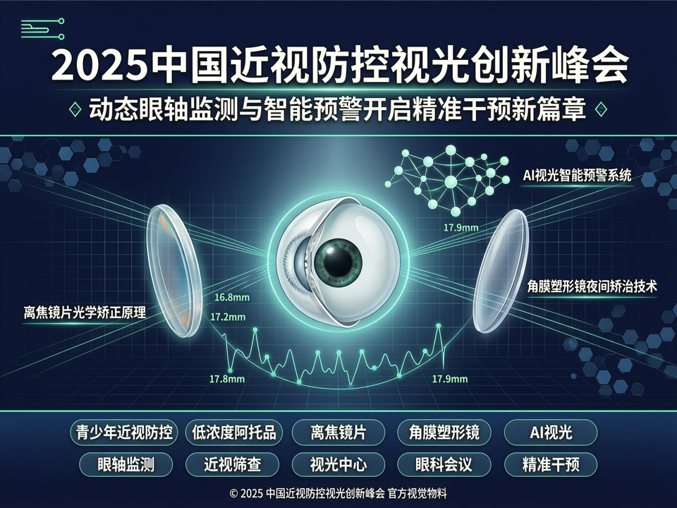 2025中国近视防控视光创新峰会:动态眼轴监测与智能预警开启精准干预新篇章